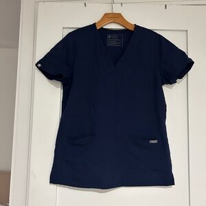 SOLD Navy Figs Casma Scrub Top